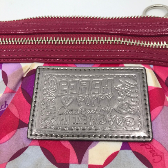 COACH Red Small Nylon Handbag - Picture 5 of 8